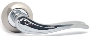 Ручка дверная KEDR R10-064 SN CP (сатин/хром)